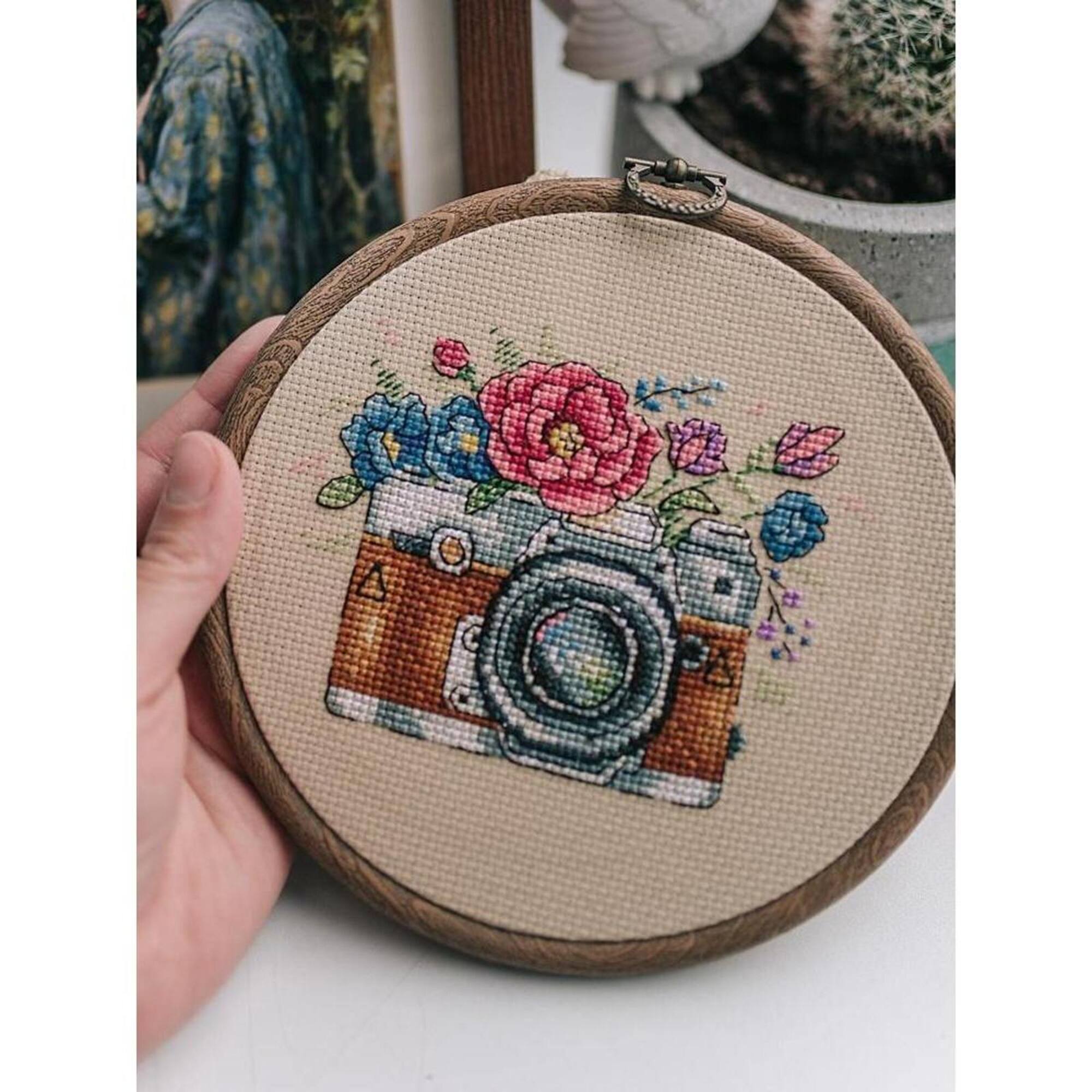 MP Studia Photo Camera Cross Stitch Kit